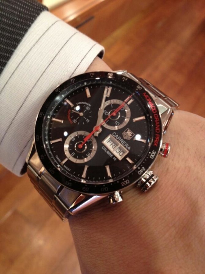 Tag Heuer CV2A1F.BA0796 Carrera Calibre 16 Day Date Monaco Grand Prix LE 3000 - фото 2