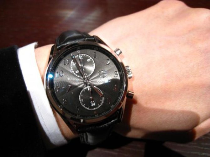 Tag Heuer CAS2110.BA0730 Carrera Calibre 16 Heritage Automatic Chronograph 41 mm - фото 5