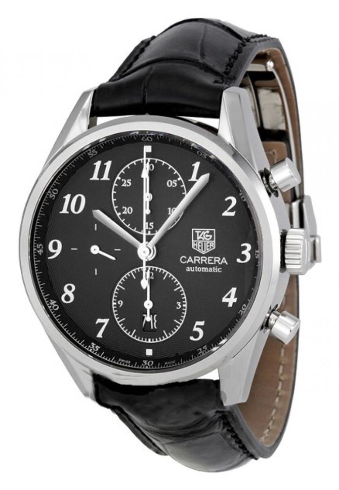 Tag Heuer CAS2110.BA0730 Carrera Calibre 16 Heritage Automatic Chronograph 41 mm - фото 1