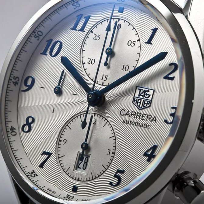 Tag Heuer CAS2111.BA0730 Carrera Calibre 16 Heritage Automatic Chronograph 41 mm - фото 3
