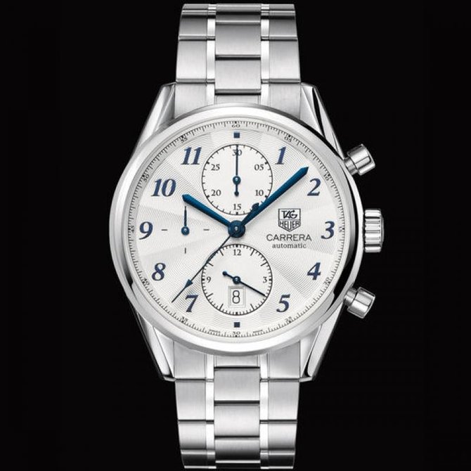 Tag Heuer CAS2111.BA0730 Carrera Calibre 16 Heritage Automatic Chronograph 41 mm - фото 5