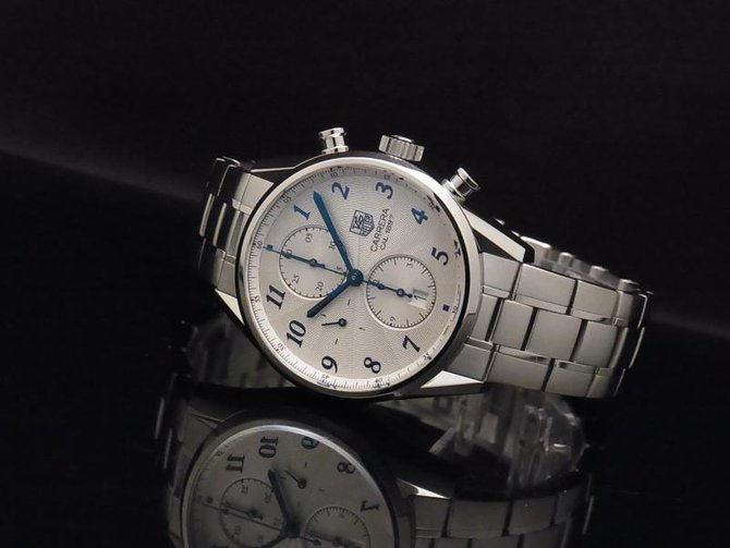 Tag Heuer CAS2111.BA0730 Carrera Calibre 16 Heritage Automatic Chronograph 41 mm - фото 10