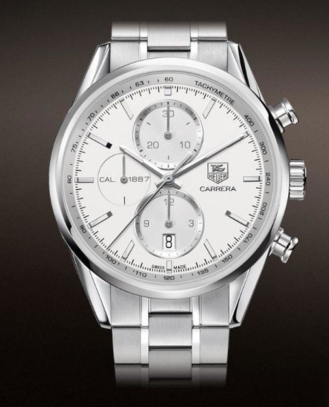 Tag Heuer CAR2111.BA0720 Carrera Calibre 1887 Automatic Chronograph 41 mm - фото 7