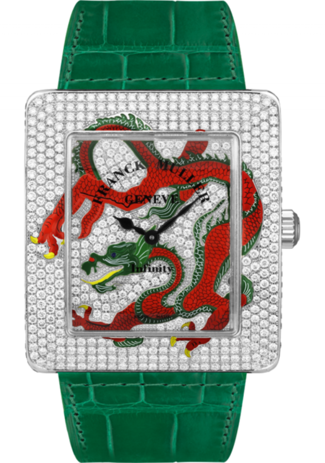 Franck Muller 3740 QZ DRAG D CD Infinity Dragon Square 