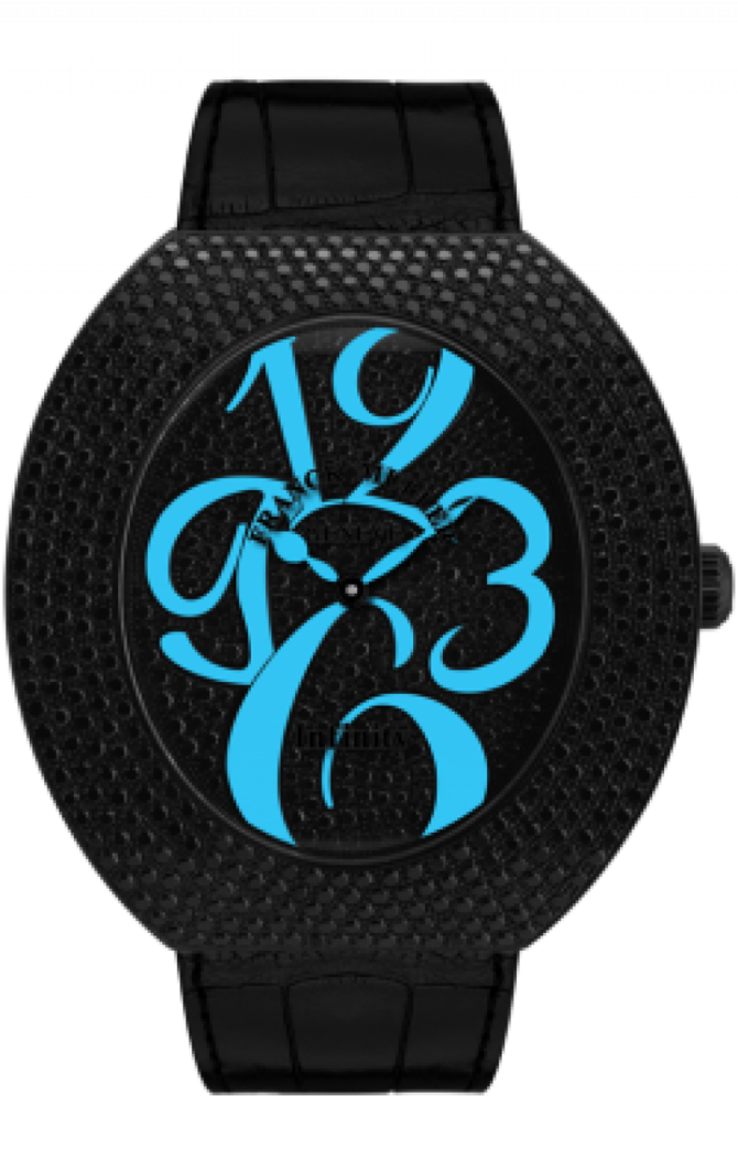 Franck Muller 3650 QZ A NR D CD Blue Infinity Ellipse 