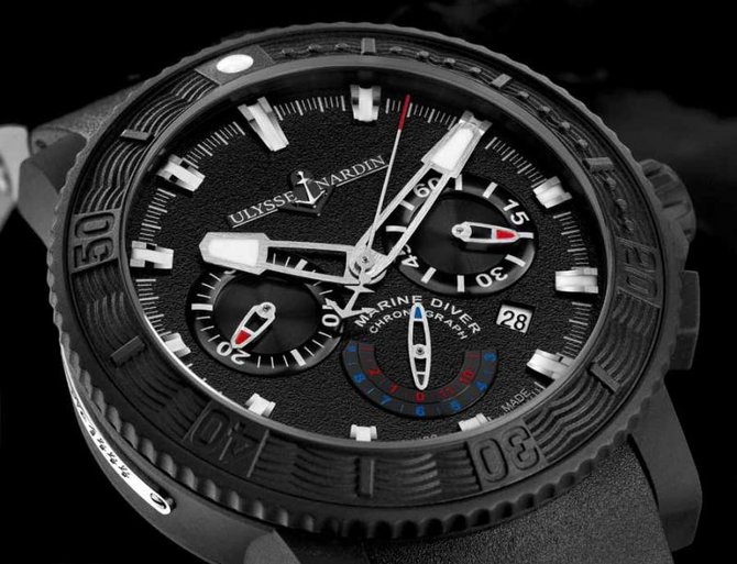 Ulysse Nardin 353-92-3C Maxi Marine Diver Black Sea Chronograph - фото 3