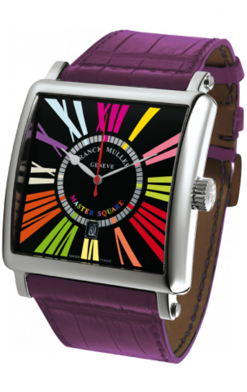 6000 K SC DT COL DRM R Franck Muller Automatic Date Master Square