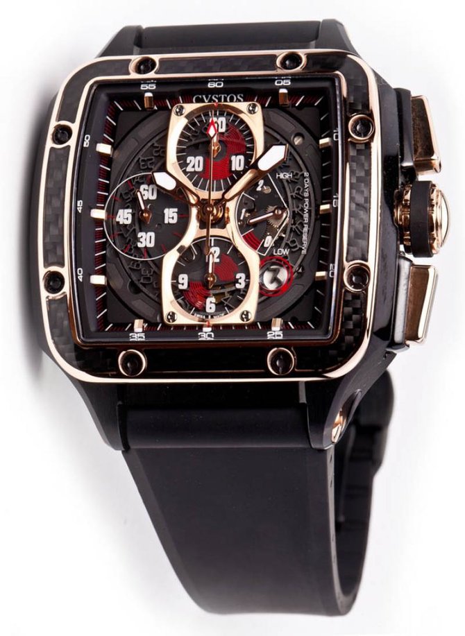 Cvstos Chrono Black Bicolor Carbon Evosquare 45 - фото 1