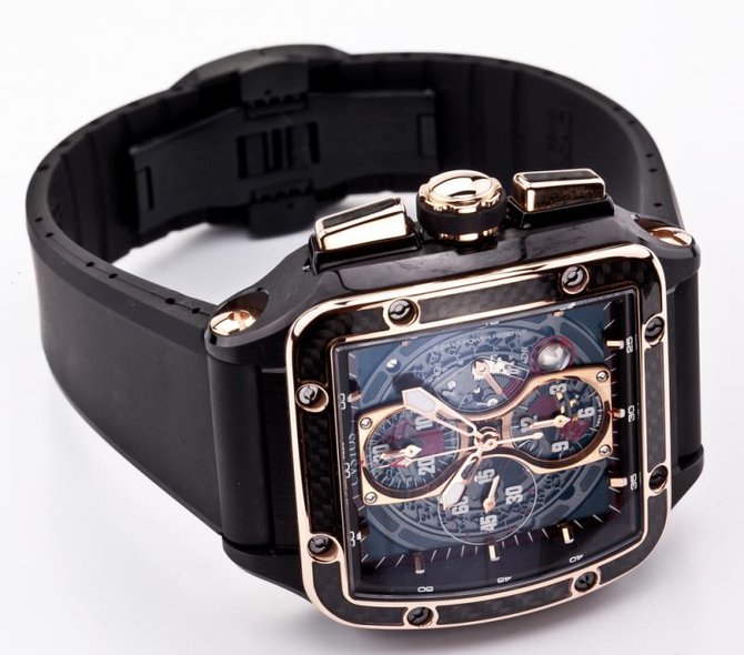 Cvstos Chrono Black Bicolor Carbon Evosquare 45 - фото 4