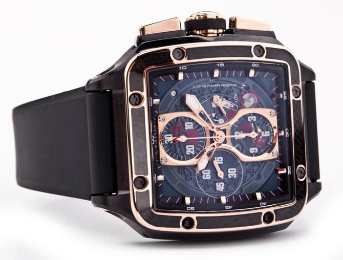 Cvstos Chrono Black Bicolor Carbon Evosquare 45 - фото 5
