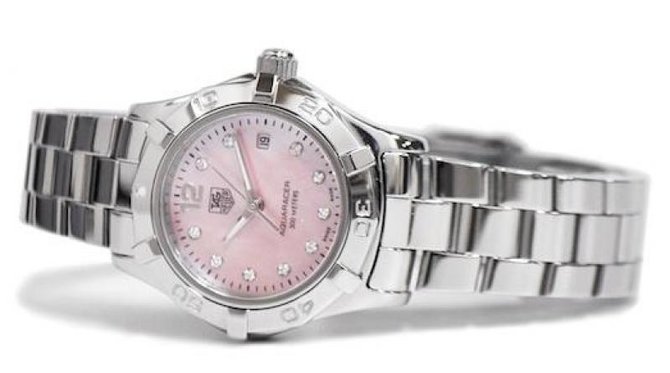 Tag Heuer WAF141A.BA0824 Aquaracer Diamond Dial 27 mm  - фото 14