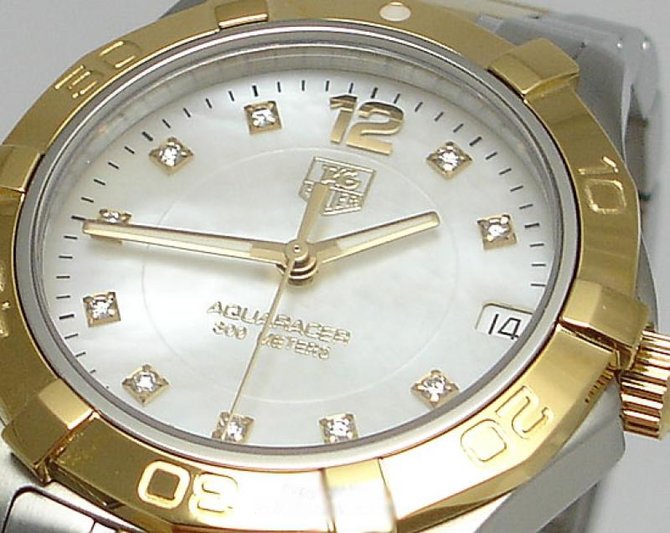 Tag Heuer WAF/1320.BB/0820 Aquaracer Diamond Dial 32 mm - фото 7
