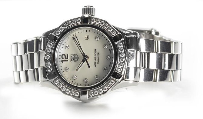 Tag Heuer WAF1416.BA0824 Aquaracer Diamond Dial and Bezel 27 mm - фото 2