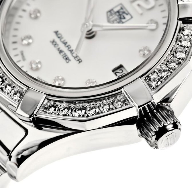 Tag Heuer WAF1416.BA0824 Aquaracer Diamond Dial and Bezel 27 mm - фото 3