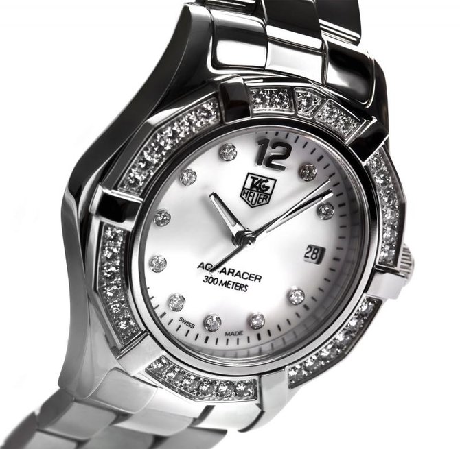 Tag Heuer WAF1416.BA0824 Aquaracer Diamond Dial and Bezel 27 mm - фото 4