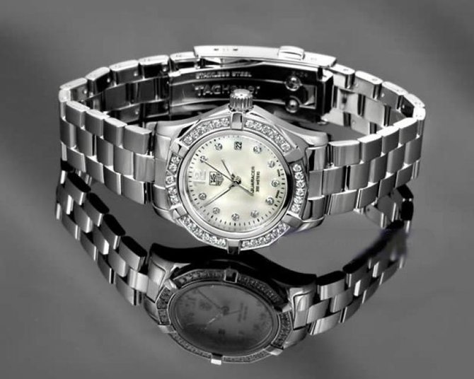 Tag Heuer WAF1416.BA0824 Aquaracer Diamond Dial and Bezel 27 mm - фото 10