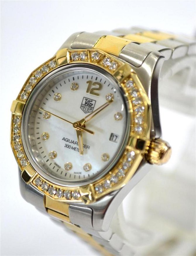 Tag Heuer WAF1450.BB0825 Aquaracer Diamond Dial and Bezel 27 mm - фото 11