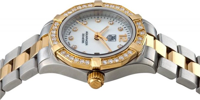 Tag Heuer WAF1450.BB0825 Aquaracer Diamond Dial and Bezel 27 mm - фото 5