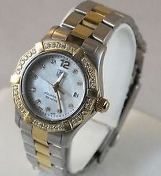 Tag Heuer WAF1450.BB0825 Aquaracer Diamond Dial and Bezel 27 mm - фото 9