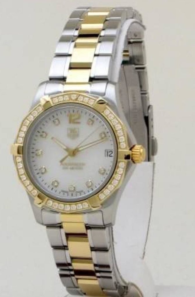 Tag Heuer WAF1350.BB0820 Aquaracer Diamond Dial and Bezel 32 mm  - фото 2