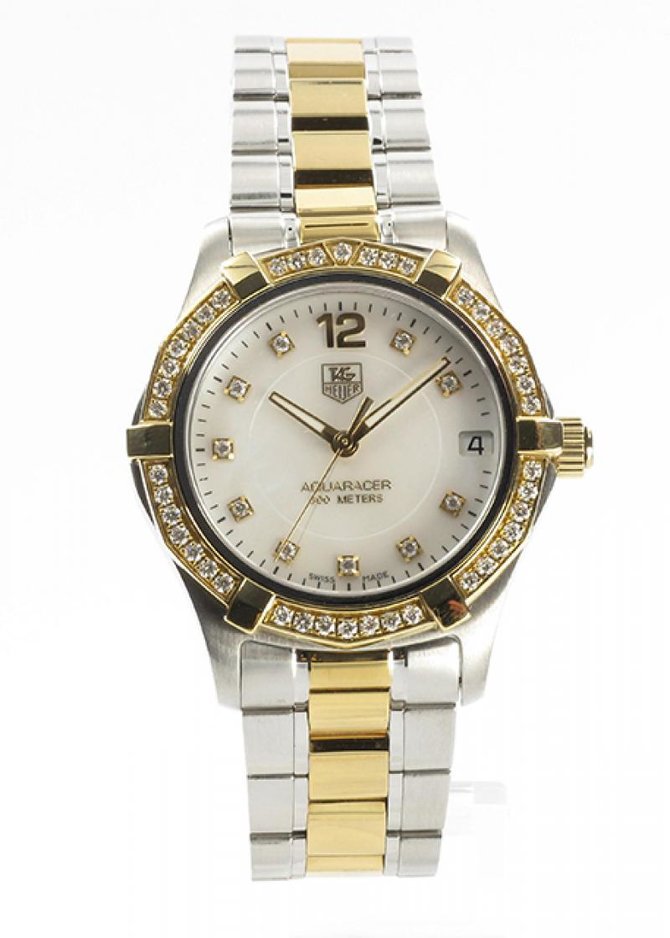 Tag Heuer WAF1350.BB0820 Aquaracer Diamond Dial and Bezel 32 mm  - фото 4