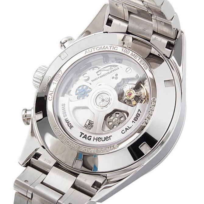 Tag Heuer CAR2012.BA0796 Carrera Calibre 1887 Automatic Chronograph 43 mm - фото 8