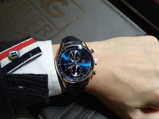 Tag Heuer CAR2A10.BA0799 Carrera Calibre 1887 Automatic Chronograph 43 mm - фото 8