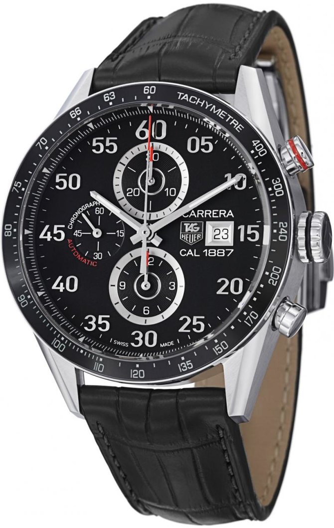 Tag Heuer CAR2A10.FC6235 Carrera Calibre 1887 Automatic Chronograph 43 mm - фото 2
