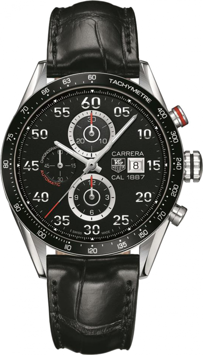 Tag Heuer CAR2A10.FC6235 Carrera Calibre 1887 Automatic Chronograph 43 mm - фото 1