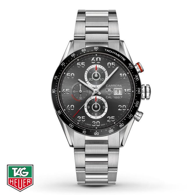 Tag Heuer CAR2A11.BA0799 Carrera  Calibre 1887 Automatic Chronograph 43 mm - фото 3