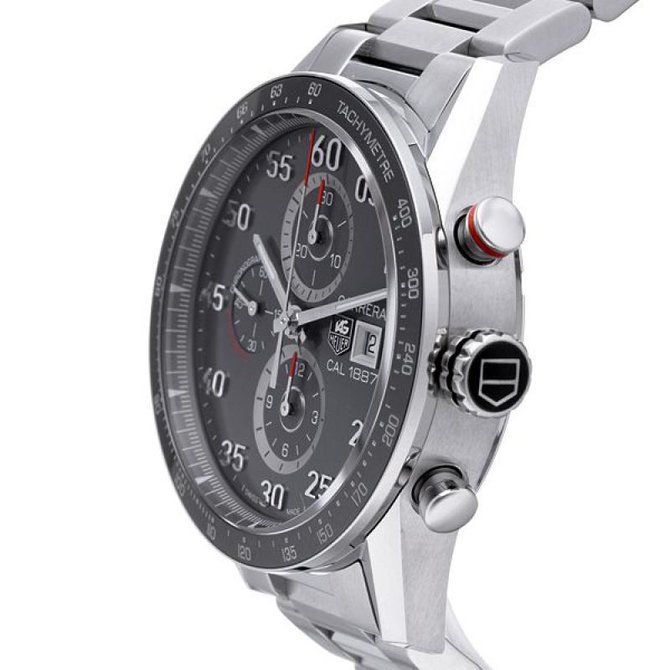 Tag Heuer CAR2A11.BA0799 Carrera  Calibre 1887 Automatic Chronograph 43 mm - фото 7