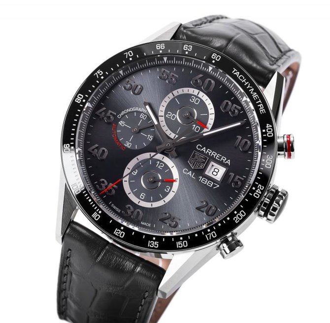 Tag Heuer CAR2A11.FC6313 Carrera Calibre 1887 Automatic Chronograph 43 mm - фото 3