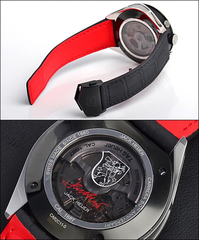 Tag Heuer CAR2C11.FC6327 Carrera Calibre 1887 Jack Heuer Chronograph 45 mm limited edition - фото 7