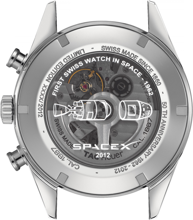 Tag Heuer CAR2015.FC6321 Carrera Calibre 1887 SpaceX Limited Edition - фото 3