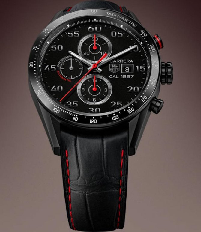 Tag Heuer CAR2A80 FC6237 Carrera Calibre 1887 Titanium Racing Chronograph - фото 5