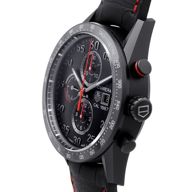 Tag Heuer CAR2A80 FC6237 Carrera Calibre 1887 Titanium Racing Chronograph - фото 8