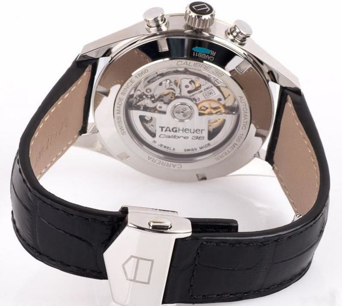 Tag Heuer CAR2B11 FC6235 Carrera Calibre 36 Flyback Racing Bracelet - фото 7