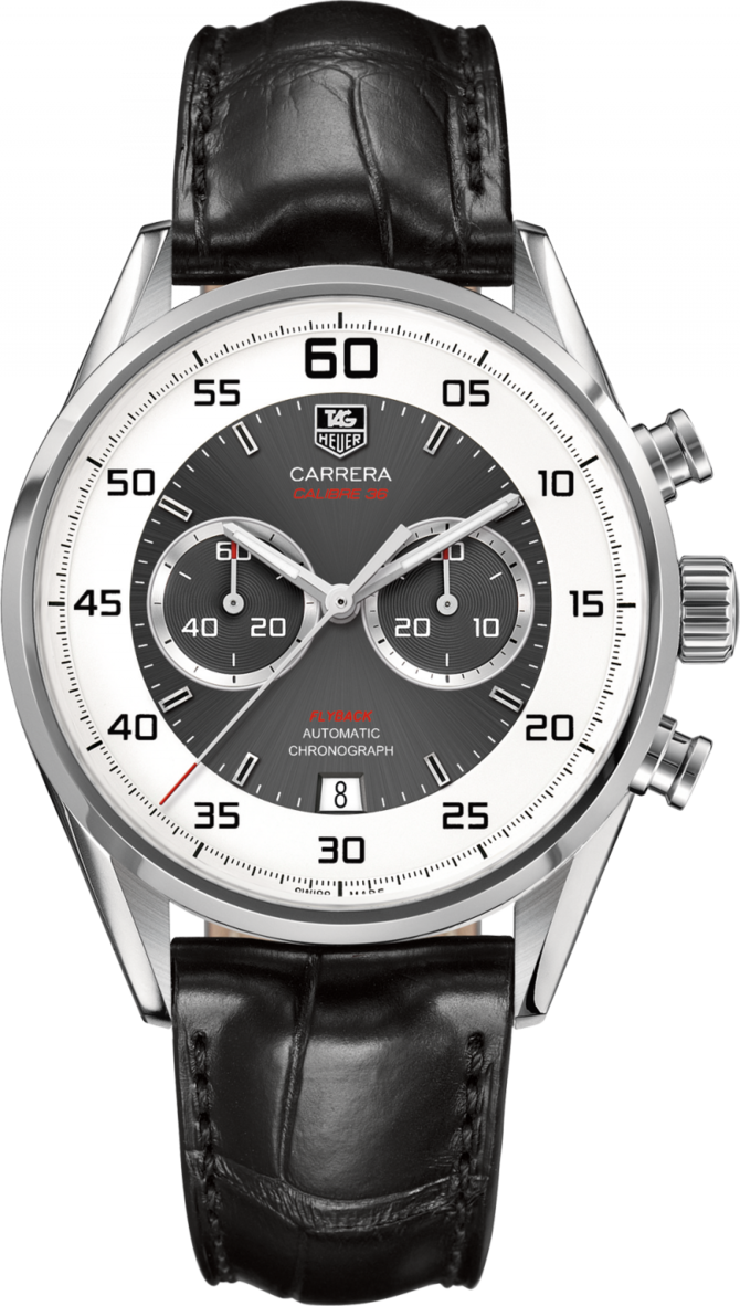 Tag Heuer CAR2B11 FC6235 Carrera Calibre 36 Flyback Racing Bracelet - фото 1