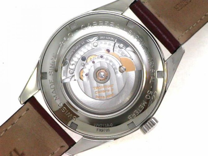 Tag Heuer WV211A.FC6203 Carrera Calibre 5 Automatic 39 mm  - фото 6