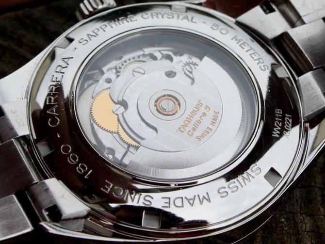 Tag Heuer WV211B.BA0787 Carrera Calibre 5 Automatic 39 mm - фото 6