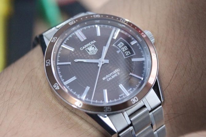 Tag Heuer WV211N.BA0787 Carrera Calibre 5 Automatic 39 mm - фото 5