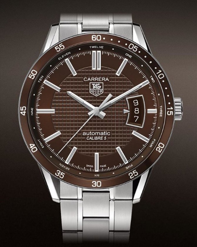 Tag Heuer WV211N.BA0787 Carrera Calibre 5 Automatic 39 mm - фото 6