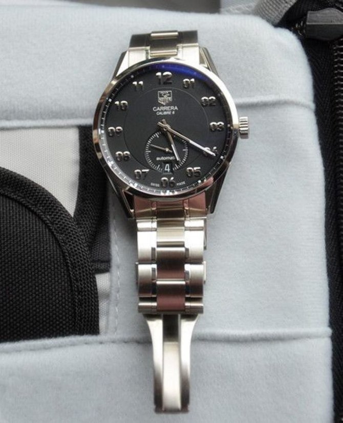 Tag Heuer WAR2110.BA0787 Carrera Calibre 6 Heritage Automatic Watch 39 mm - фото 2