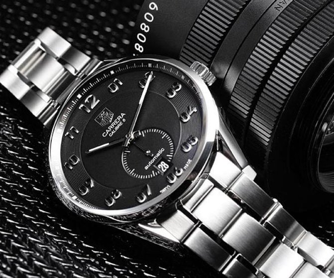 Tag Heuer WAR2110.BA0787 Carrera Calibre 6 Heritage Automatic Watch 39 mm - фото 4