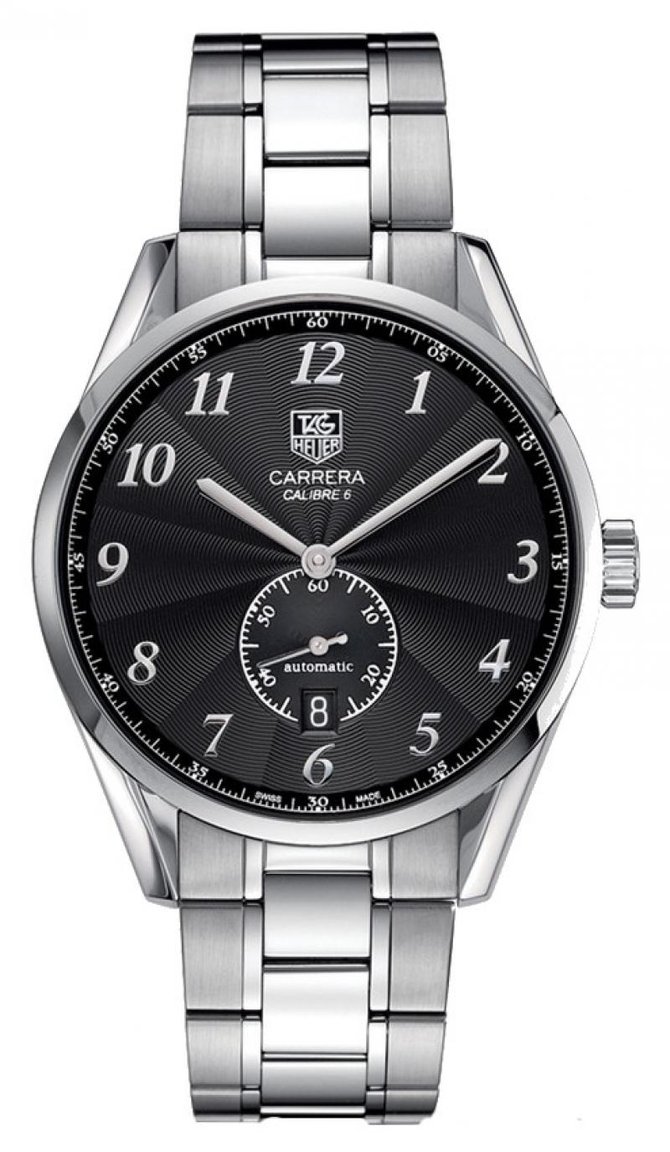 Tag Heuer WAS2110.BA0732 Carrera  Calibre 6 Heritage Automatic Watch 39 mm - фото 1