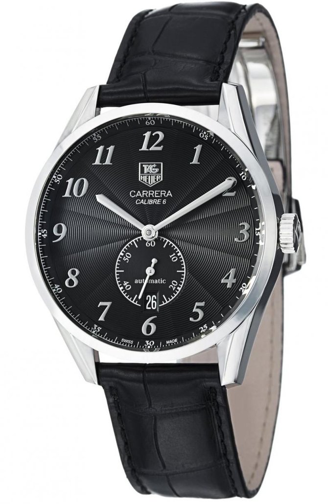 Tag Heuer WAS2110.FC6180 Carrera Calibre 6 Heritage Automatic Watch 39 mm - фото 7