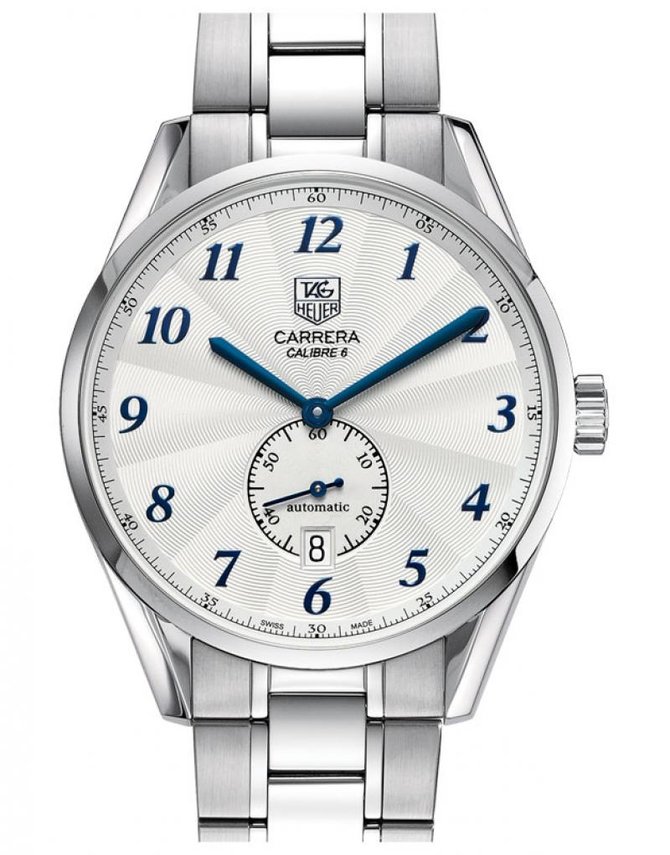 Tag Heuer WAS2111.BA0732 Carrera Calibre 6 Heritage Automatic Watch 39 mm - фото 2