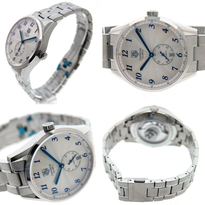 Tag Heuer WAS2111.BA0732 Carrera Calibre 6 Heritage Automatic Watch 39 mm - фото 7