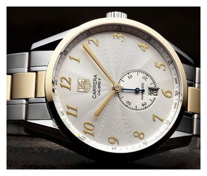 Tag Heuer WAS2150.BD0733 Carrera Calibre 6 Heritage Automatic Watch 39 mm - фото 4