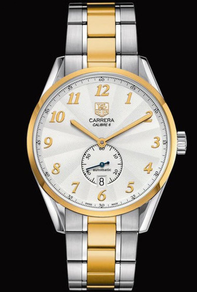 Tag Heuer WAS2150.BD0733 Carrera Calibre 6 Heritage Automatic Watch 39 mm - фото 5